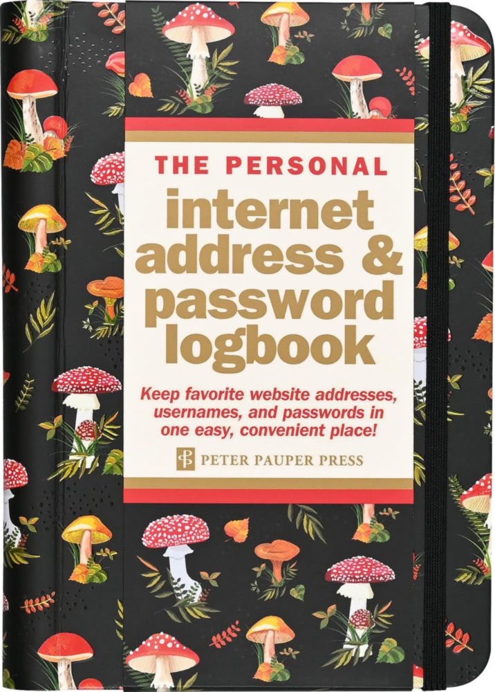Libro de registro PETER PAUPER PRESS de Contraseñas y Direcciones