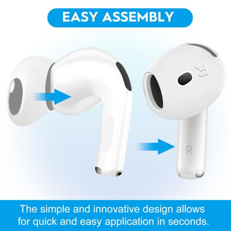 Puntas de Silicona Ultra Finas YSIUENG para AirPods 4