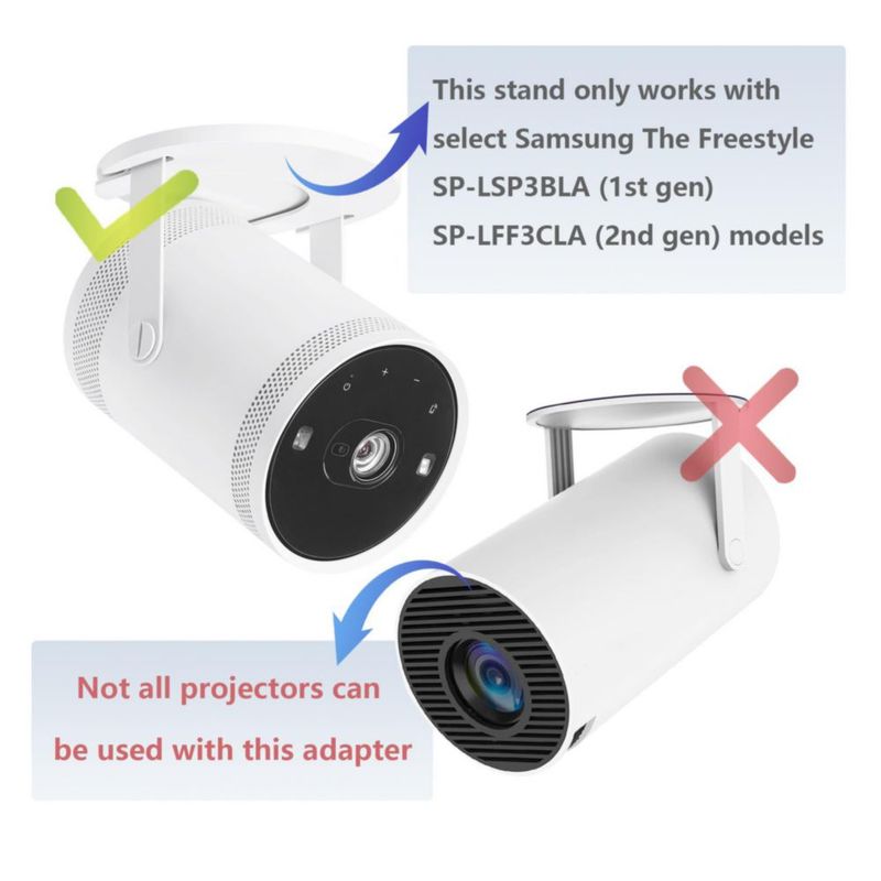 Soporte de pared Tjyuze Freestyle compatible con Samsung