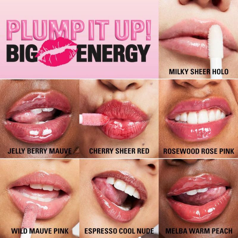 Brillo Labial Voluminizador Malva Claro – Makeup Revolution