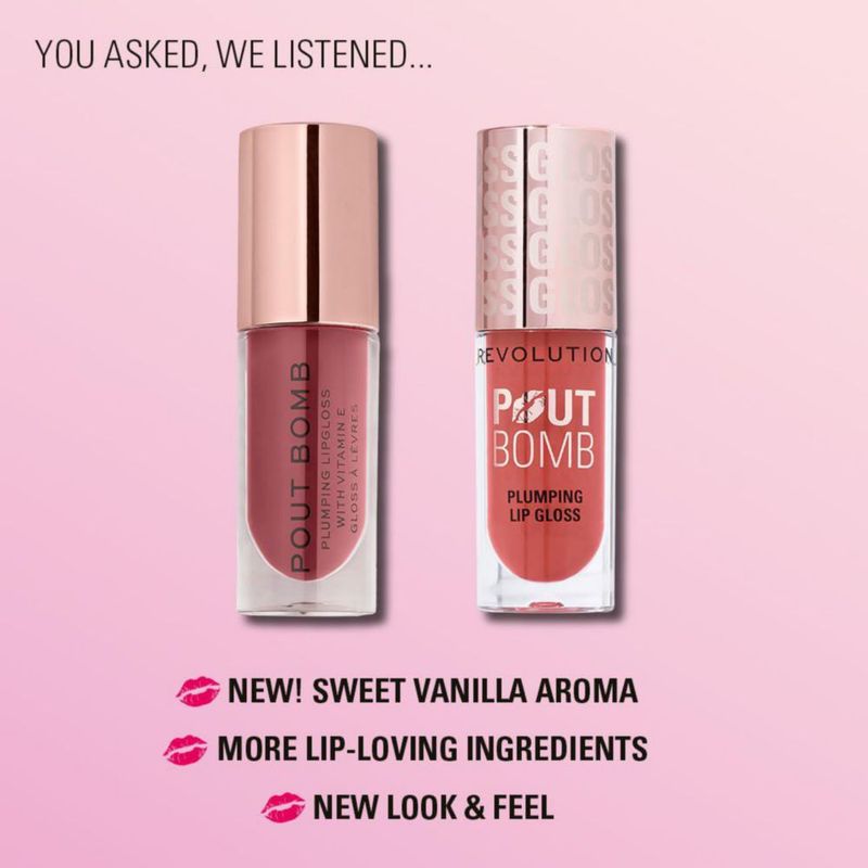Brillo Labial Voluminizador Malva Claro – Makeup Revolution