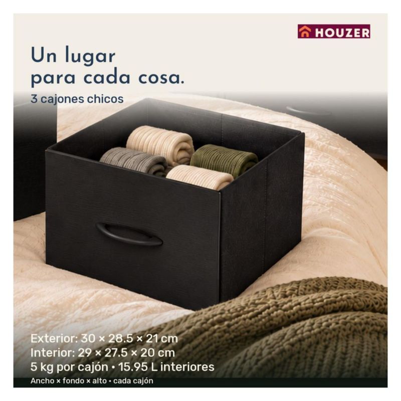 Comoda Cajonera 9 Cajones Almacenamiento Organizador Recamara Volcano