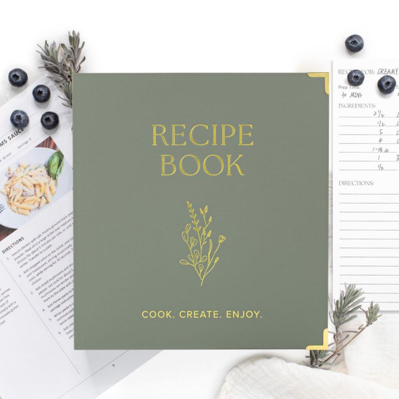 Carpeta de Recetas ZICOTO 21x28 cm con Fundas Impermeables