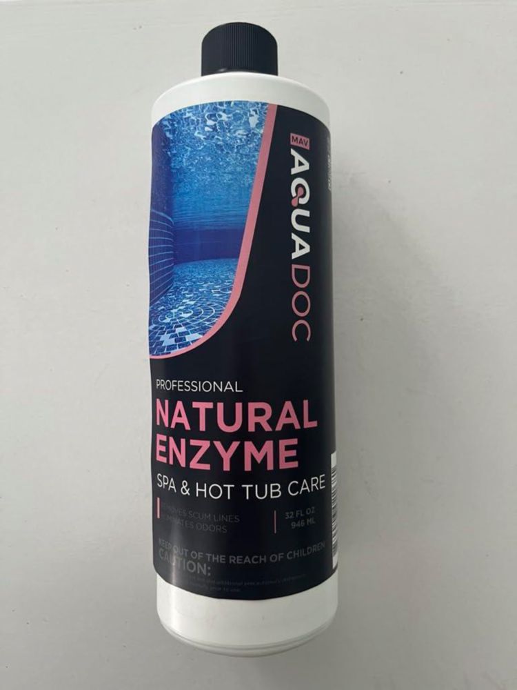 Limpiador enzimático para spa MAV AquaDoc 473 ml para jacuzzi natural