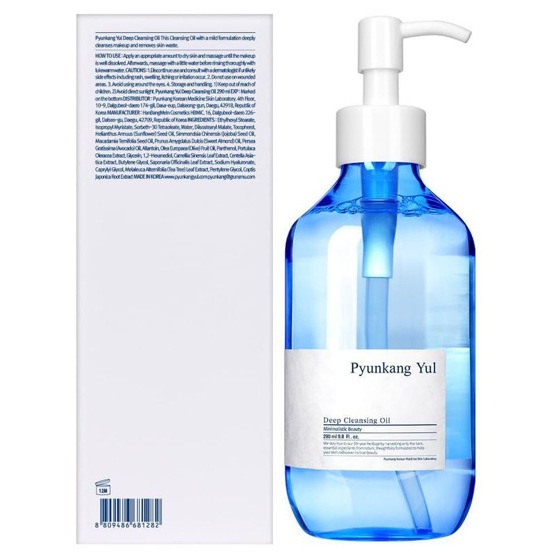 Aceite limpiador profundo Cleanser Pyunkang Yul 290 ml de larga duración