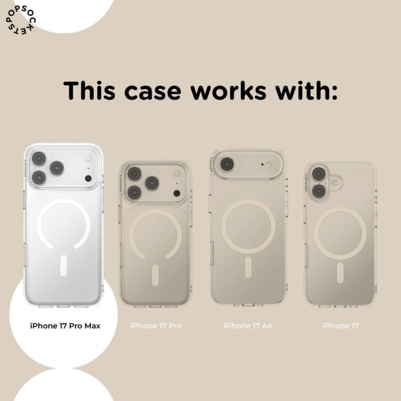 Funda PopSockets iPhone 17 Pro Max MagSafe Aura
