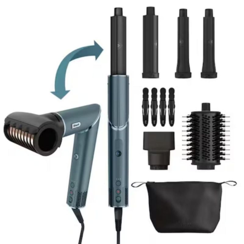 SECADORA DE CABELLO SHARK MOD. HD450TL AZUL RIZAR, DAR VOLUMEN, ALISAR Y SECAR PARA TODO TIPO DE CABELLO