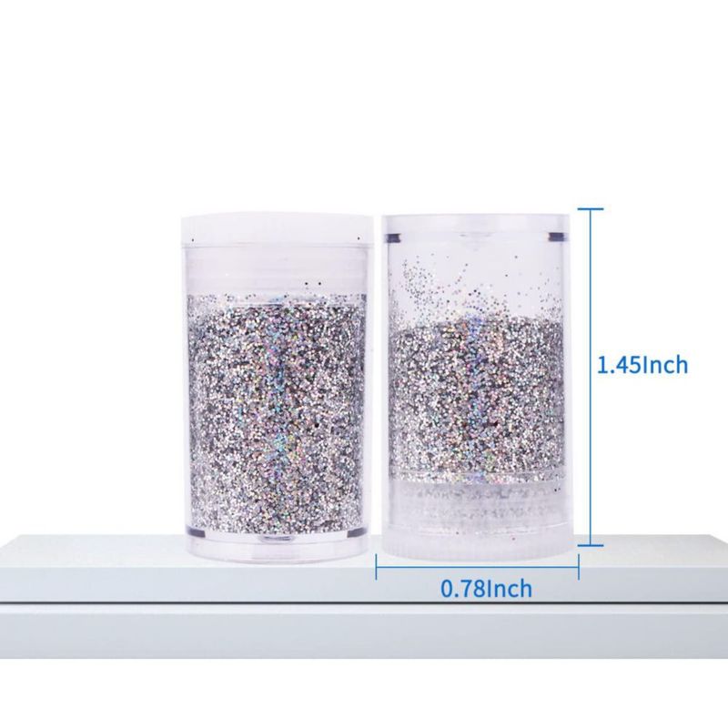 Pack de Brillantina LICOOL 45 Colores Fina Holográfica DIY