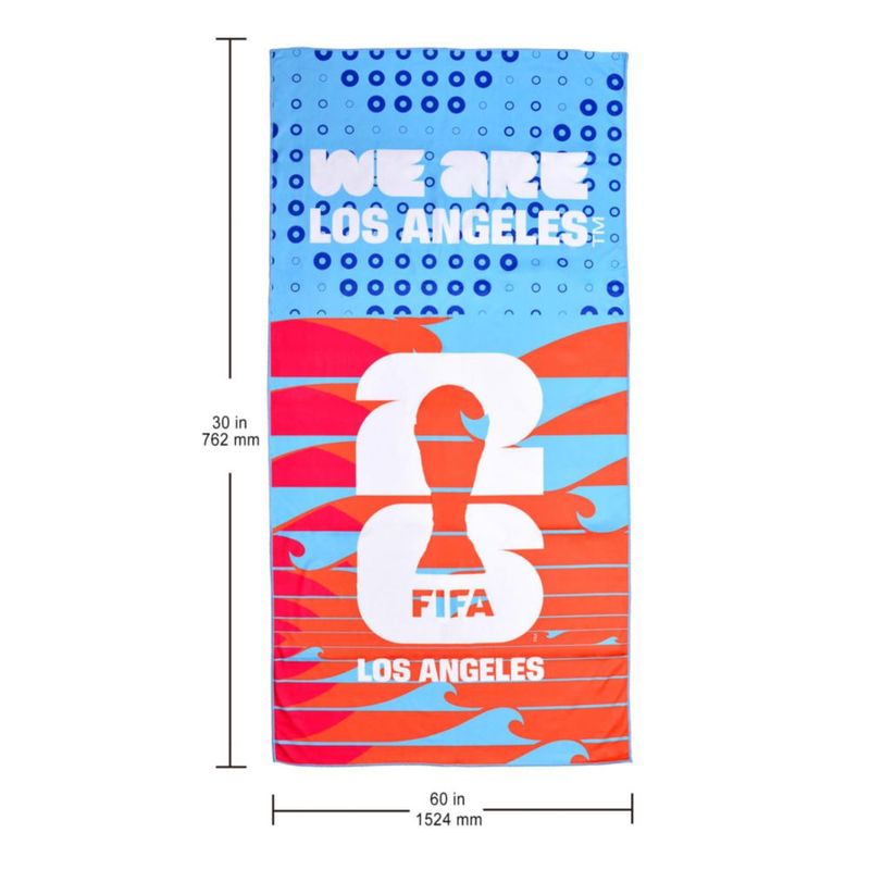 Toalla Wagon International FIFA World Cup 76x152 cm de terciopelo