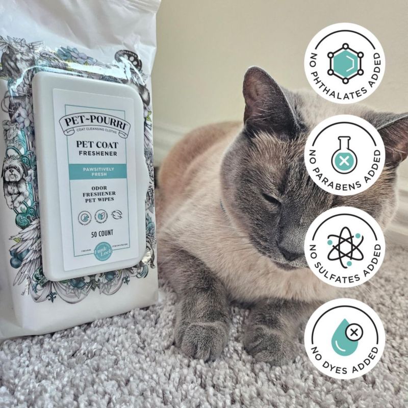 Toallitas Desodorantes para Mascotas Poo-Pourri Pawsitively Fresh a Base de Plantas
