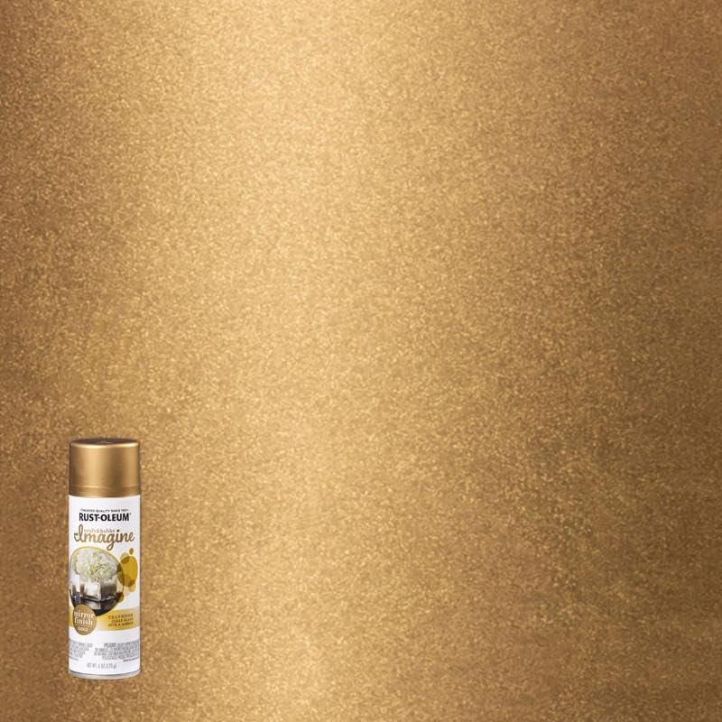 Pintura artesanal Rust-Oleum Imagine Gold Mirror 170 ml