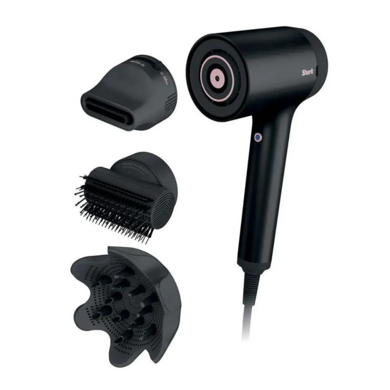 Secadora de Cabello Shark HD125CO 4 Piezas Negro