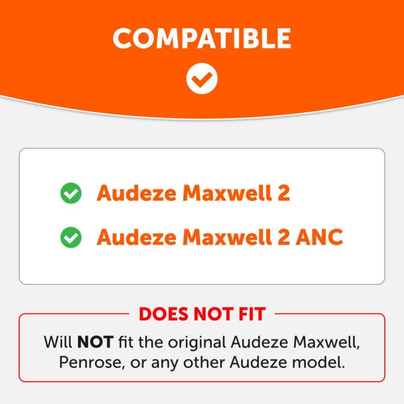 Almohadillas para auriculares WC Maxwell 2 con gel refrigerante