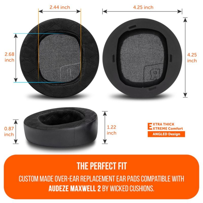 Almohadillas para auriculares WC Maxwell 2 con gel refrigerante