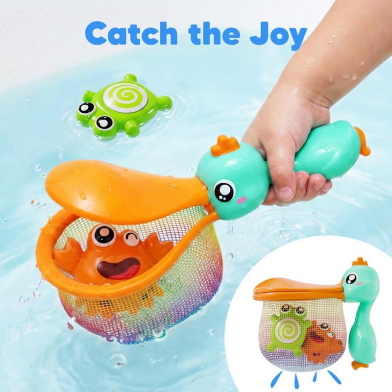 Juguete de Baño iPlay iLearn - Set de Juego de Pesca Magnética