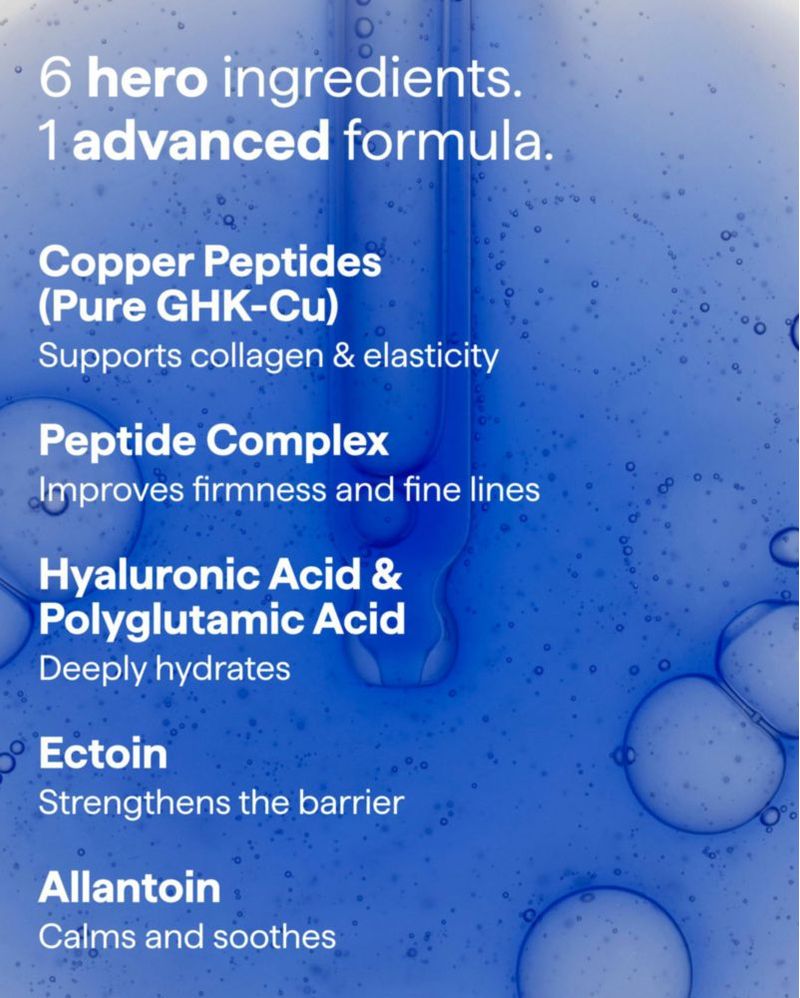 Suero Facial Remedy Science 30 ml Péptido de Cobre