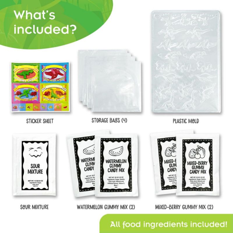 Kit de experimentos STEM Thames & Kosmos Dinosaur Gummy Candy Lab