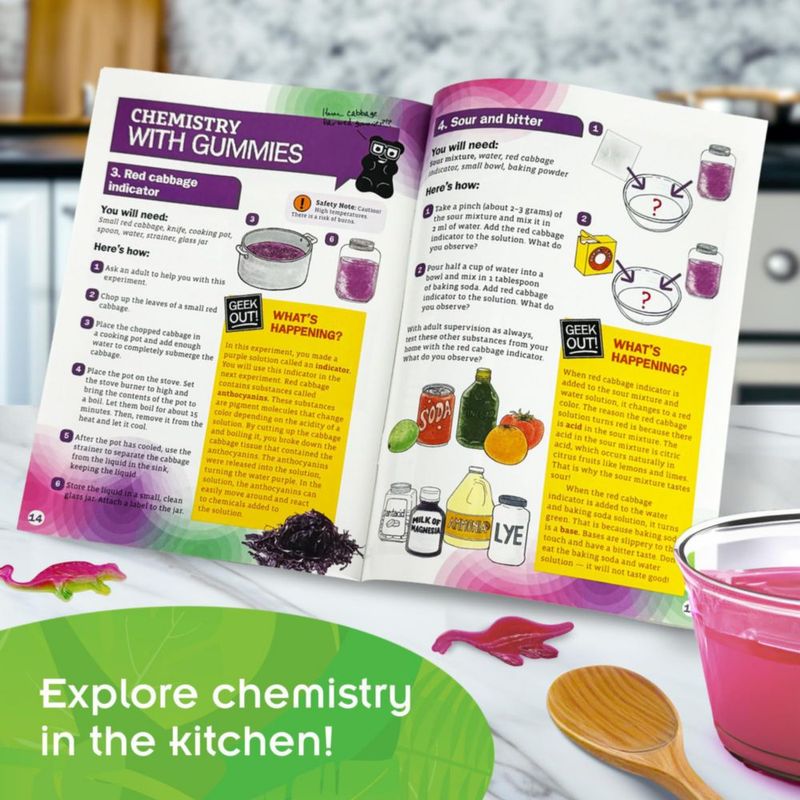Kit de experimentos STEM Thames & Kosmos Dinosaur Gummy Candy Lab
