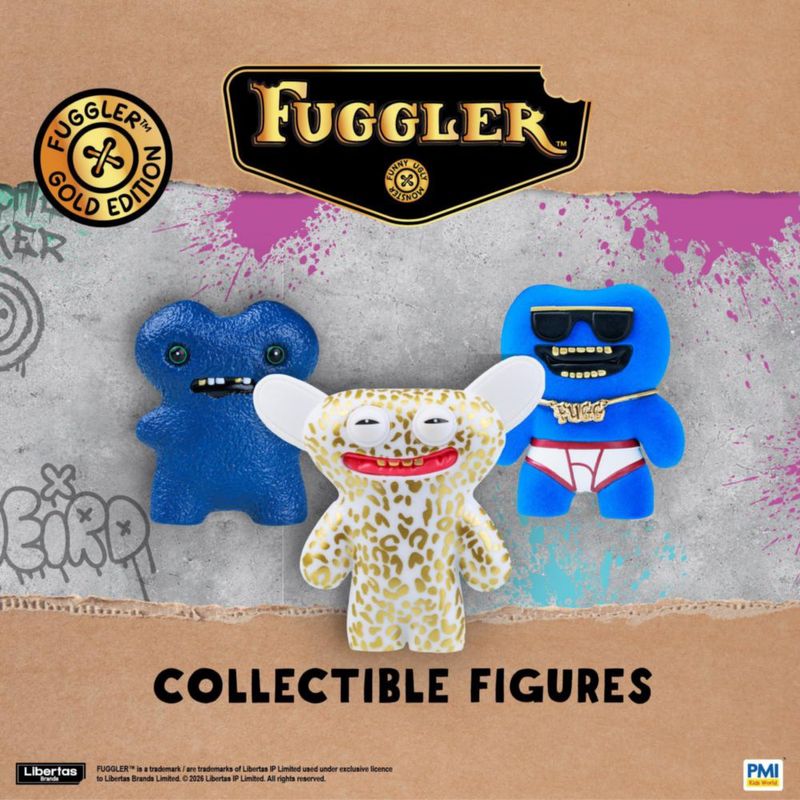Figuras coleccionables P.M.I. Fuggler Gold Edition paquete de 5