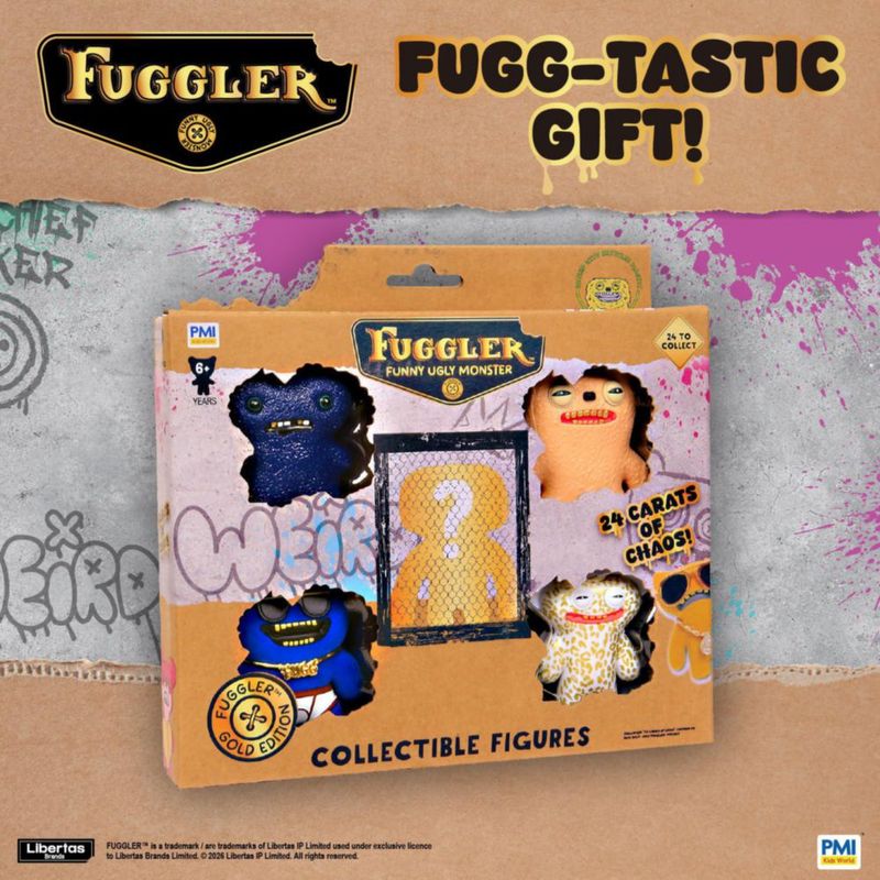 Figuras coleccionables P.M.I. Fuggler Gold Edition paquete de 5