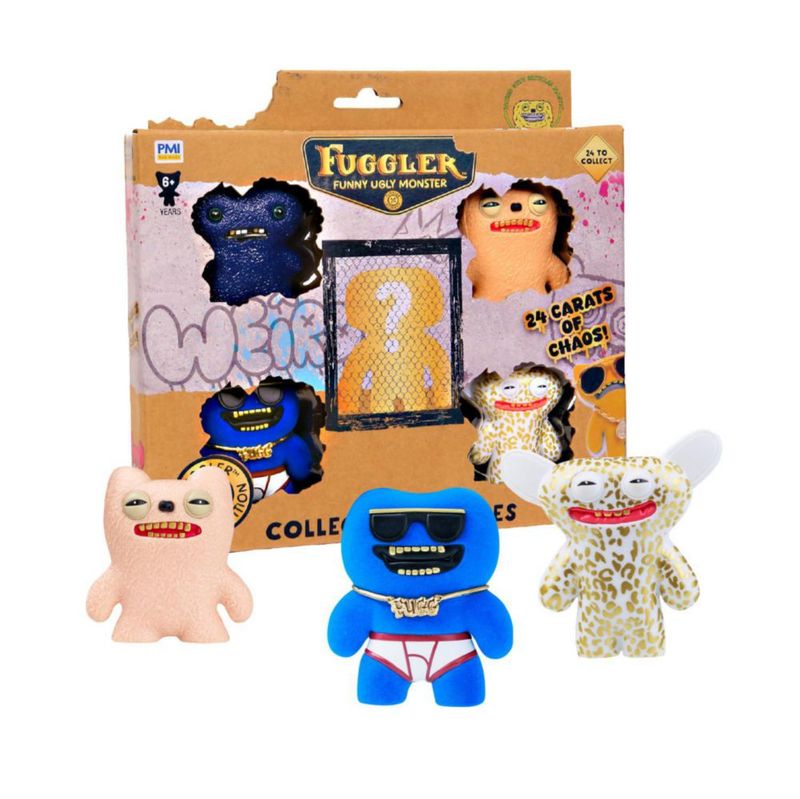 Figuras coleccionables P.M.I. Fuggler Gold Edition paquete de 5