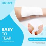 Cinta Médica OK TAPE 25 cm x 9 m Paquete de 12 Hipoalergénica