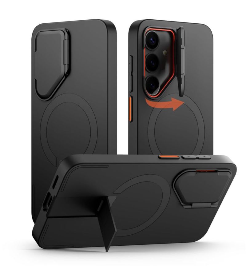 Funda de teléfono SURITCH para Samsung Galaxy S25 Magnetic Black