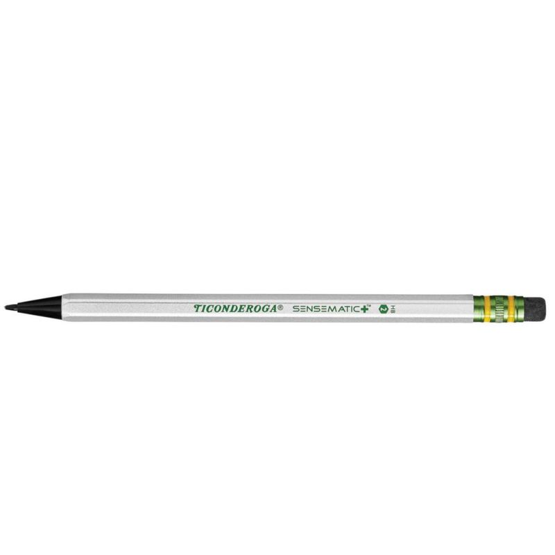 Portaminas mecánico Ticonderoga Sensematic 07 mm plateado 2 piezas