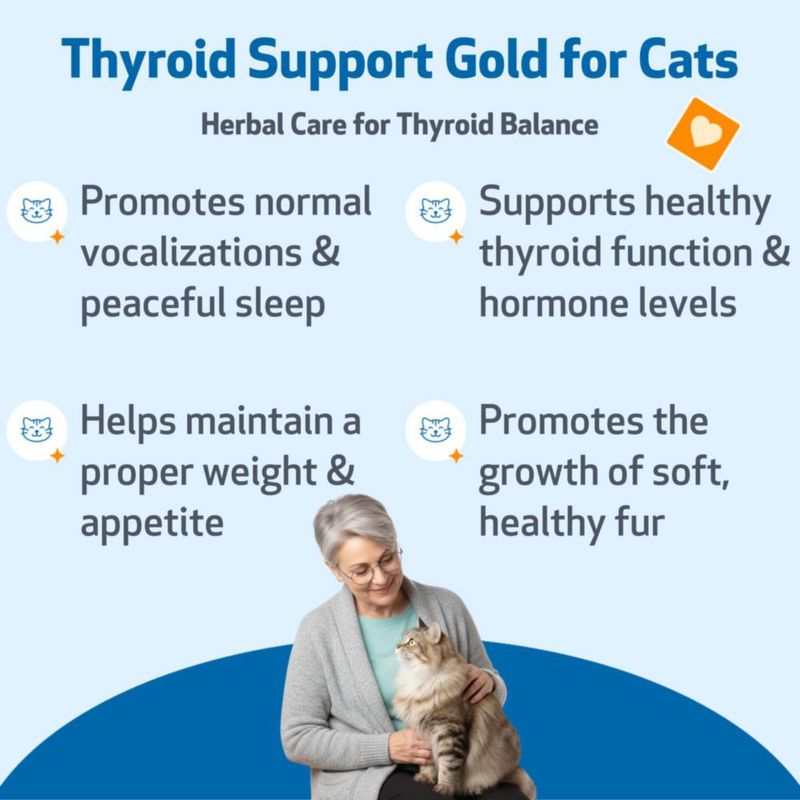 Pet Wellbeing Apoyo a la Tiroides Gold para Gatos 59 ml Líquido