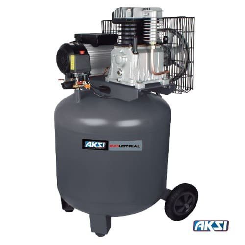 Compresor Vertical de Banda Aksi 240 L 4 HP 2985W 220V Industrial