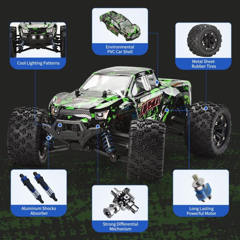 Auto RC TENSSENX 1:18 40 km/h 4x4 impermeable todoterreno
