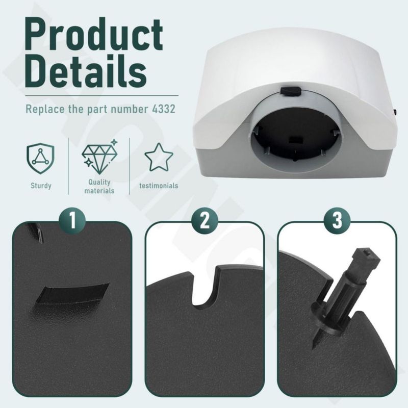 Amortiguador para Humidificador YAQINGMY 4332 compatible con Apri‑laire