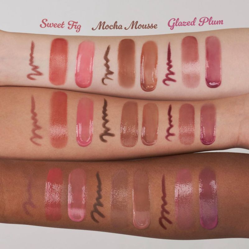 Kit 3 en 1 Lip Trio rom&nd Volume Hack Sweet Fig