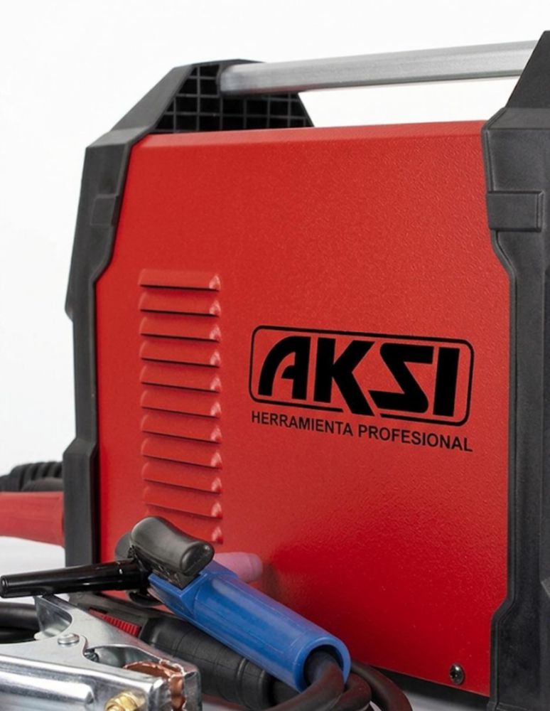 Soldadora Inversora MIG Aksi 130A Microalambre y Electrodo 3 en 1