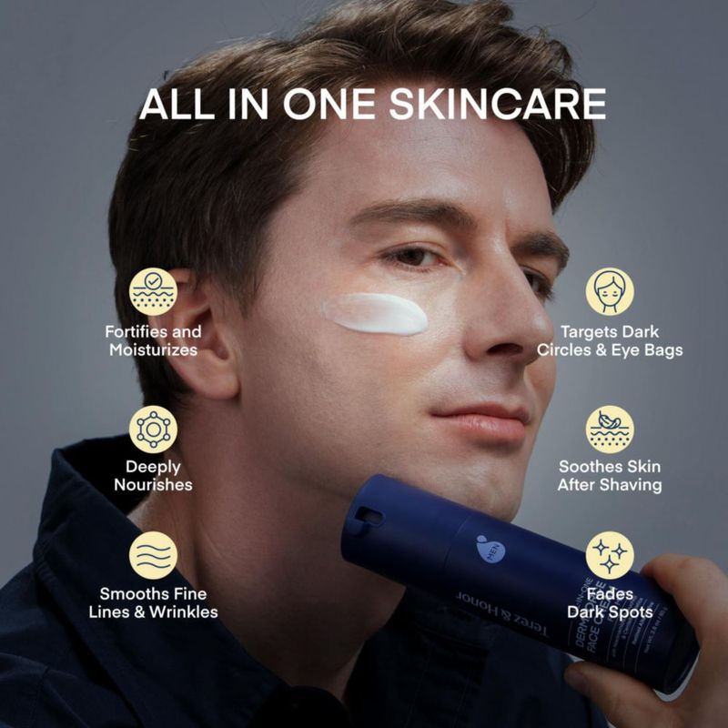 Crema facial TEREZ & HONOR DermForce 80 g antiedad para hombres