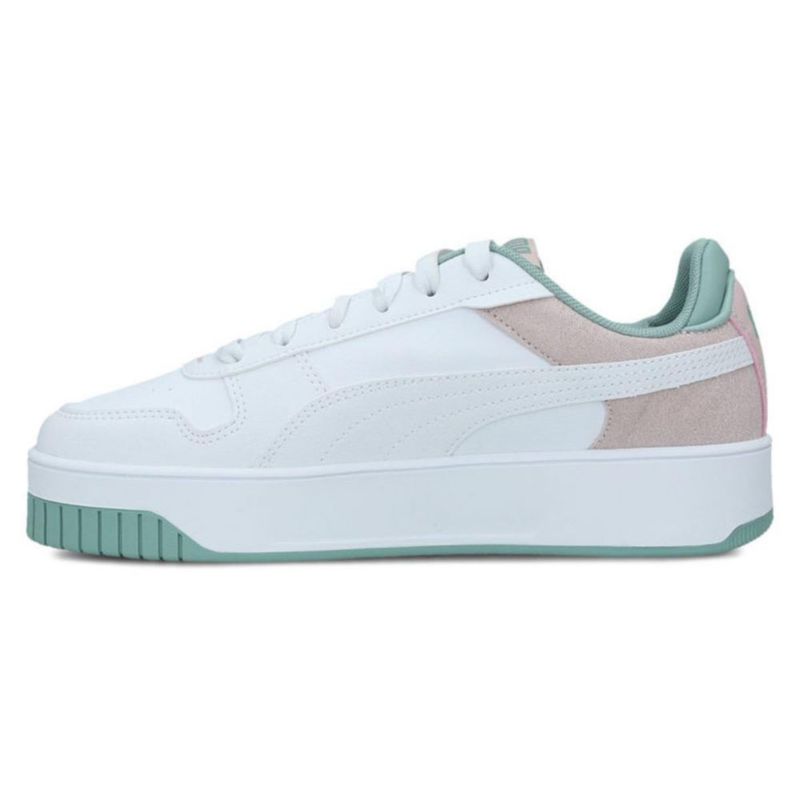 Tenis Puma Carina Street Girly JR Blanco de Mujer 402813 01