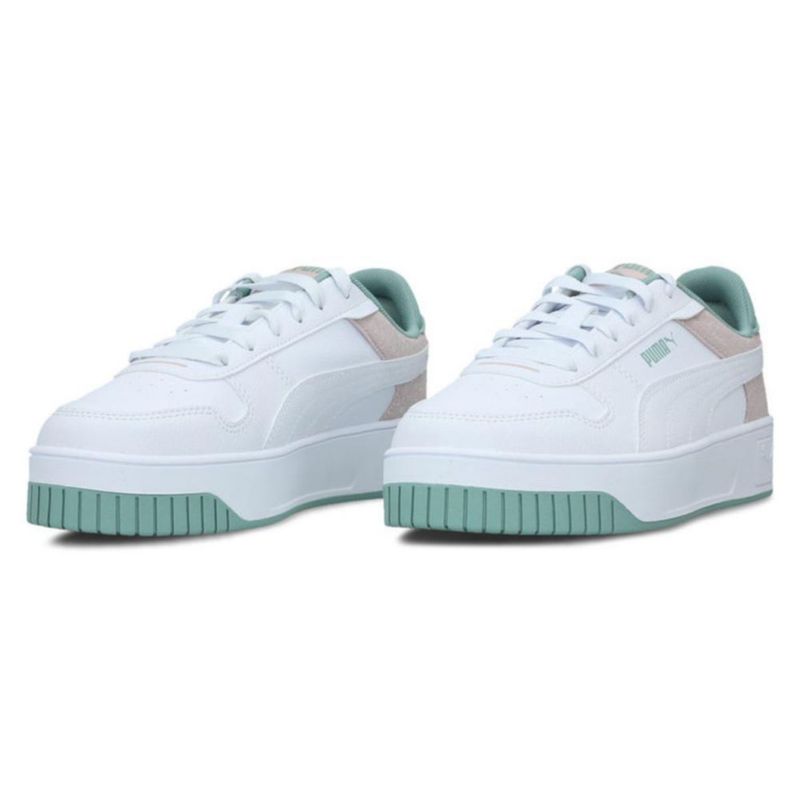 Tenis Puma Carina Street Girly JR Blanco de Mujer 402813 01