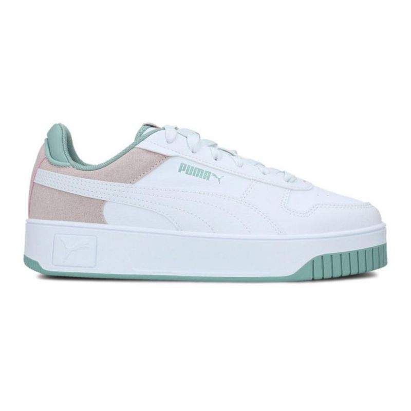 Tenis Puma Carina Street Girly JR Blanco de Mujer 402813 01