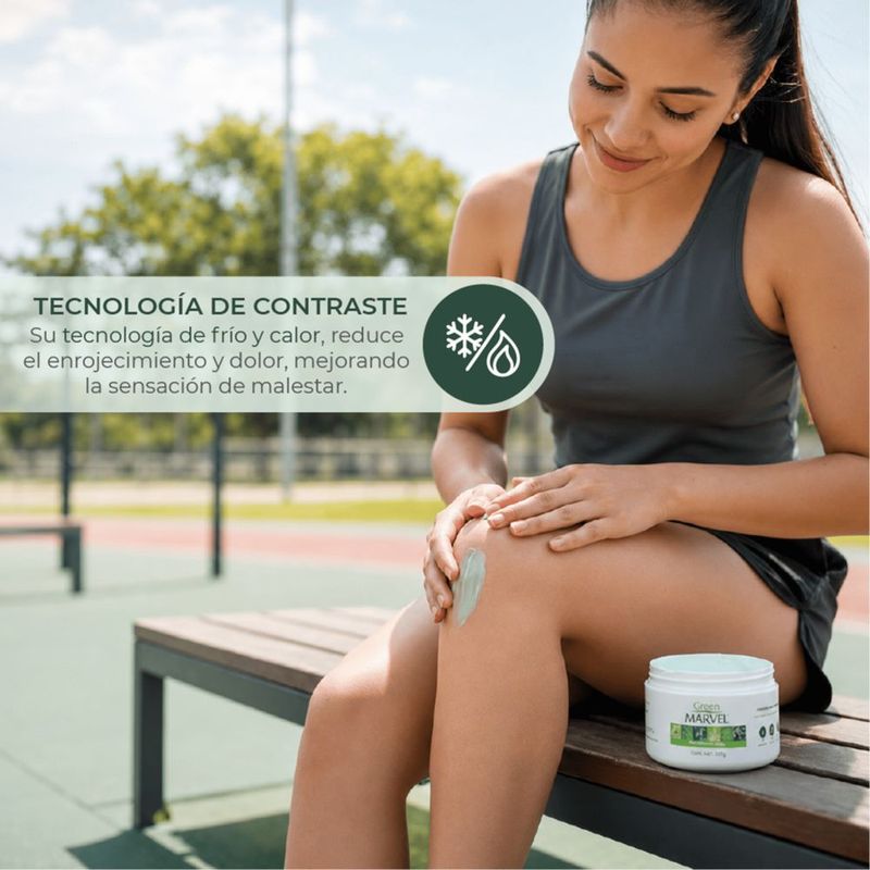 Green Marvel Bálsamo Herbal Natural 4 Tarros de 250 Gramos + Booster Aceite Concentrado Natural Menthol
