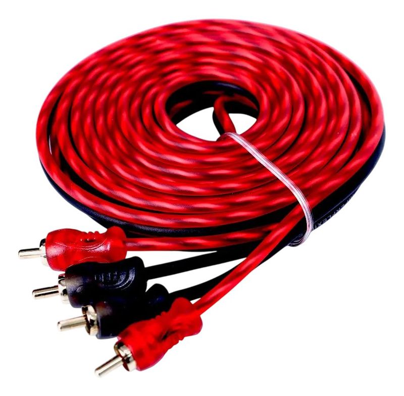 Paquete 20 Cables RCA 4.50 Metros Scandaltek ST-RC450 Supresor Ruido