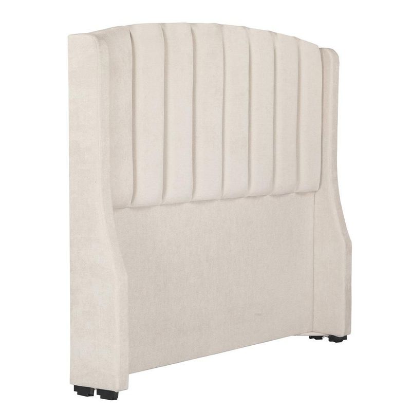 Cabecera Matrimonial Majestic Beige + Base Cama TRY