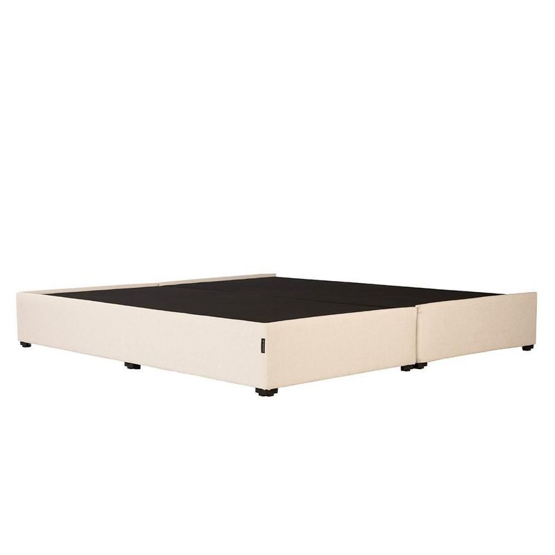 Cabecera King Size Majestic Beige + Base Cama TRY