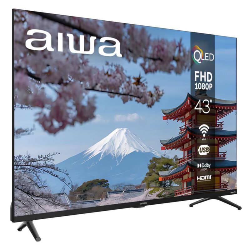 Pantalla AIWA AW43RKQ QLED 43 pulgadas Roku Full HD CON WIFI