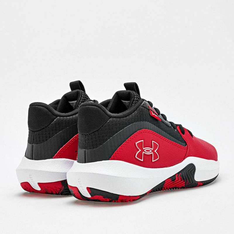 TENIS DEPORTIVO BALONCESTO UNDER ARMOUR 302851360 ROJO NEGRO