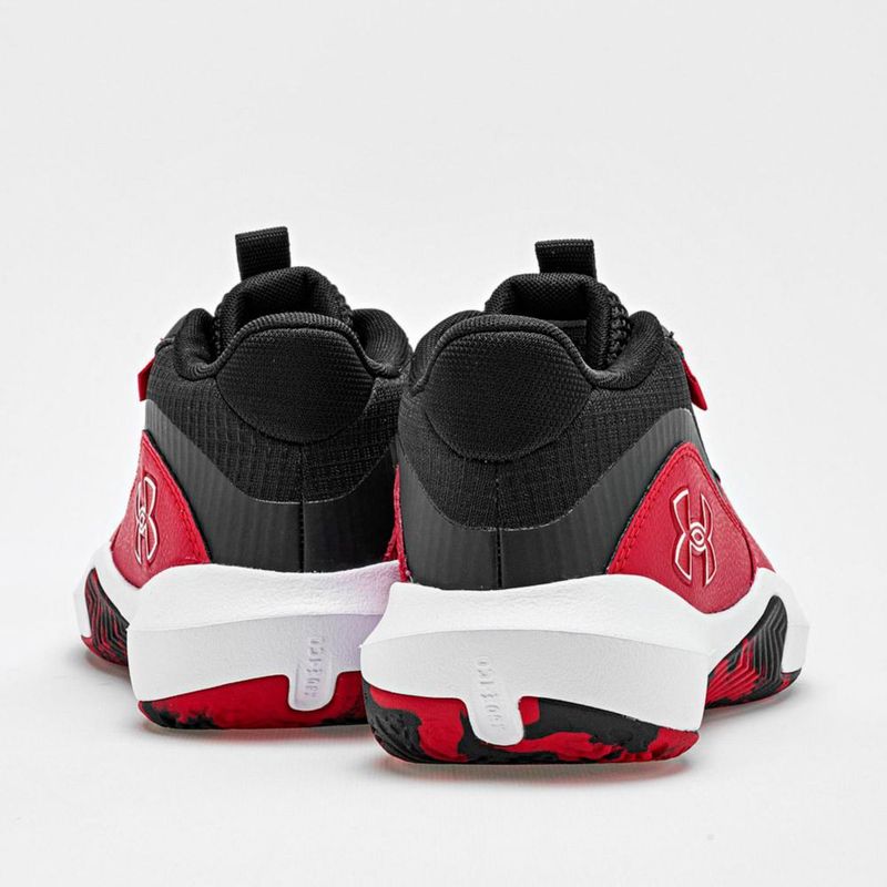 TENIS DEPORTIVO BALONCESTO UNDER ARMOUR 302851360 ROJO NEGRO