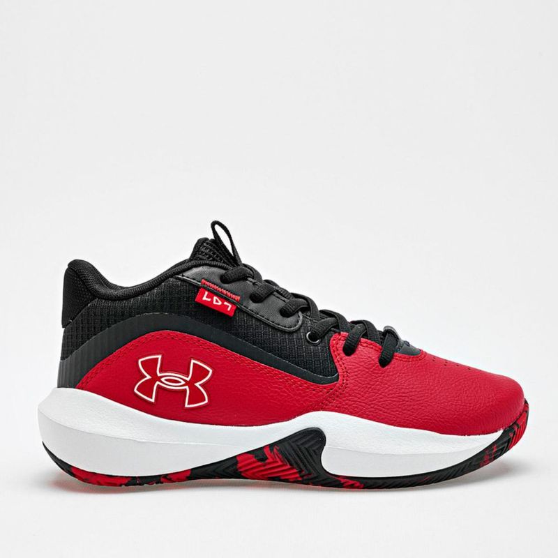 TENIS DEPORTIVO BALONCESTO UNDER ARMOUR 302851360 ROJO NEGRO