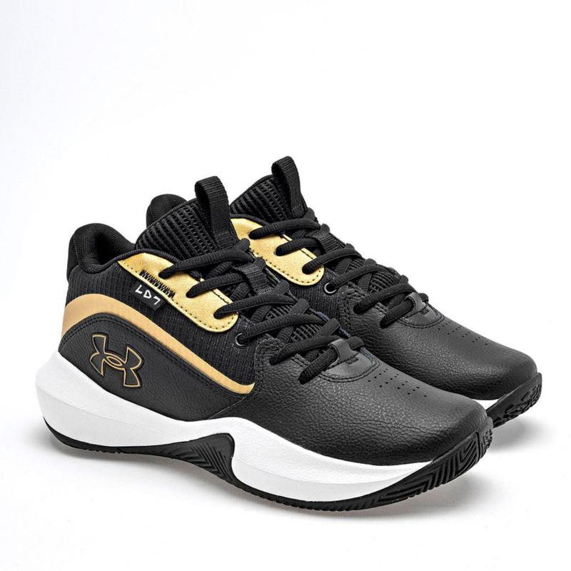 TENIS DEPORTIVO BALONCESTO UNDER ARMOUR 302851300 NEGRO ORO