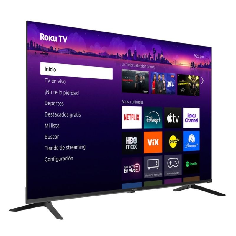 PANTALLA SMART TV AIWA 58 PULGADAS QLED 4K ULTRA HD ROKU TV