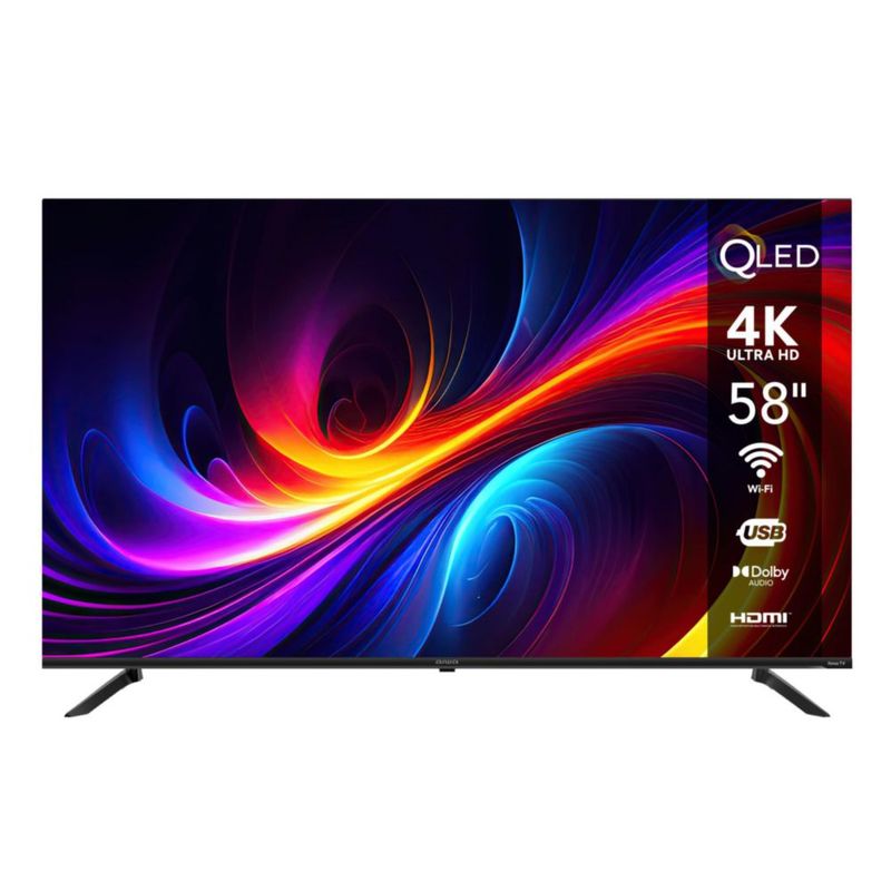 PANTALLA SMART TV AIWA 58 PULGADAS QLED 4K ULTRA HD ROKU TV