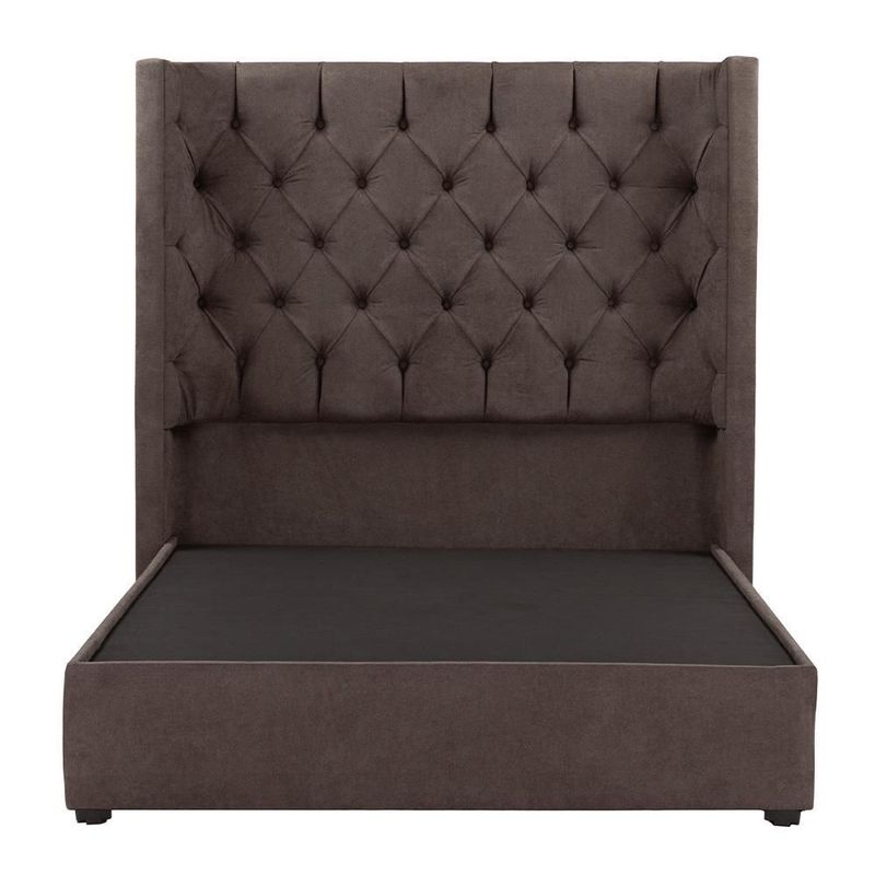 Cabecera Queen Size Tartuk Café + Base Cama TRY